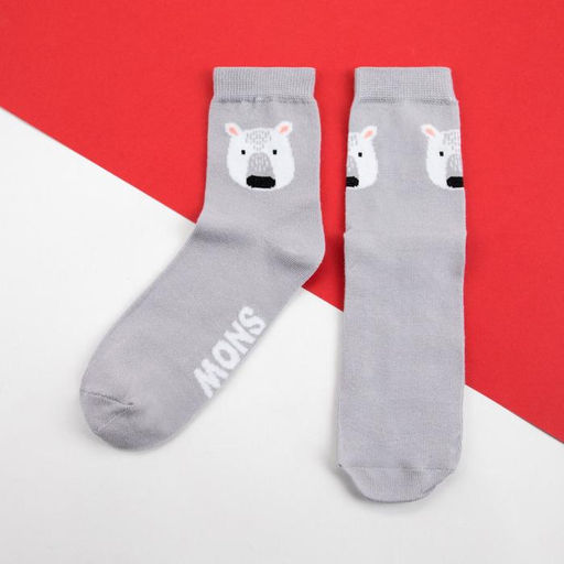 Носки женские новогодние KAFTAN Snow размер 36-40 (23-25 см), набор 2 пары