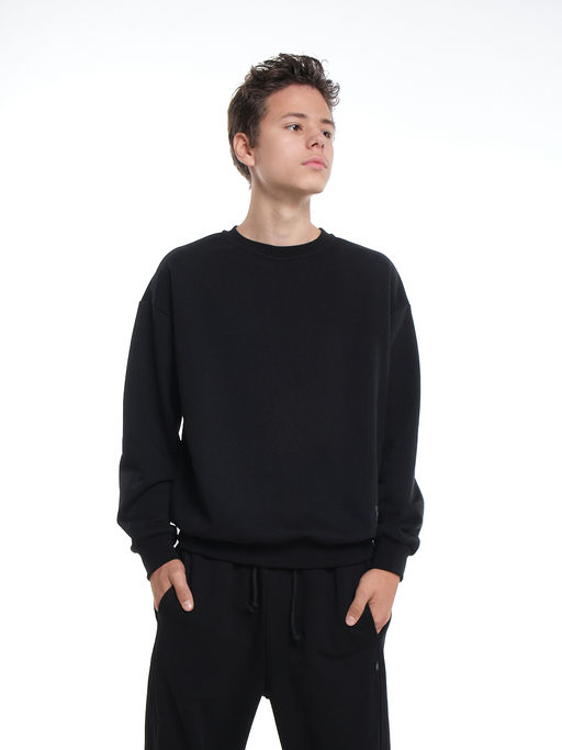 Толстовка для мальчика 22-7315 черный - Mini maxi фото 3