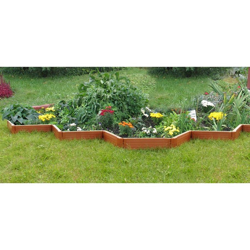 Грядка пластиковая «Плюс», 55×55×13 см, терракотовая