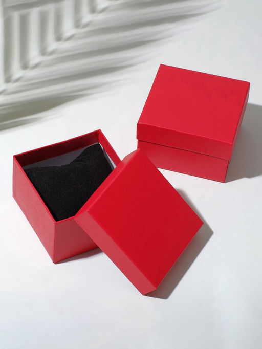 Набор короборчек подарочных 6 шт. под часы "Минимал", 9*9см, цвет красный (7856957)