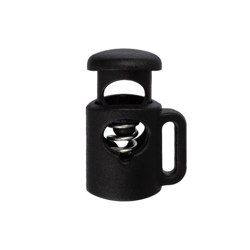 Зажим пластик Micron A 8859 d 3.5 мм в пакете 24 шт №01 черный