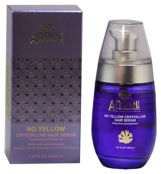ANGEL PROFESSIONAL No Yellow Crystalline Hair Serum Сыворотка для светлых волос, 50 мл