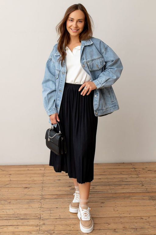 Рубашка Д-1181 джинс - Took a look фото 7