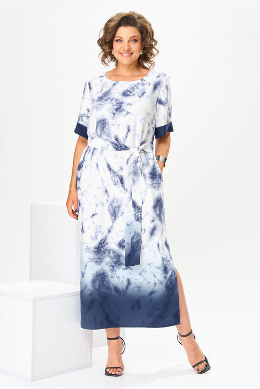 Платье Romanovich Style 1-2808 сине-белый