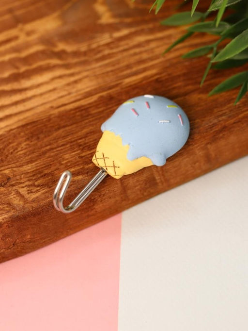 Крючок на липучке Ice cream, blue