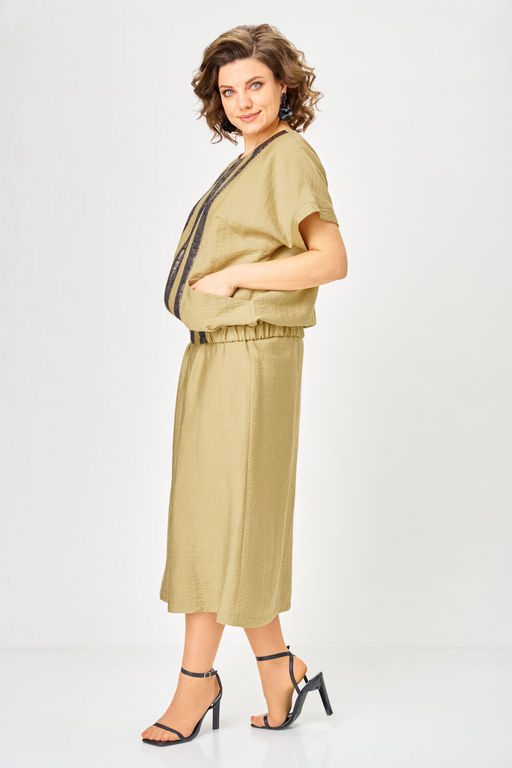 Костюм Anastasia Mak 1320 горчица  фото 2