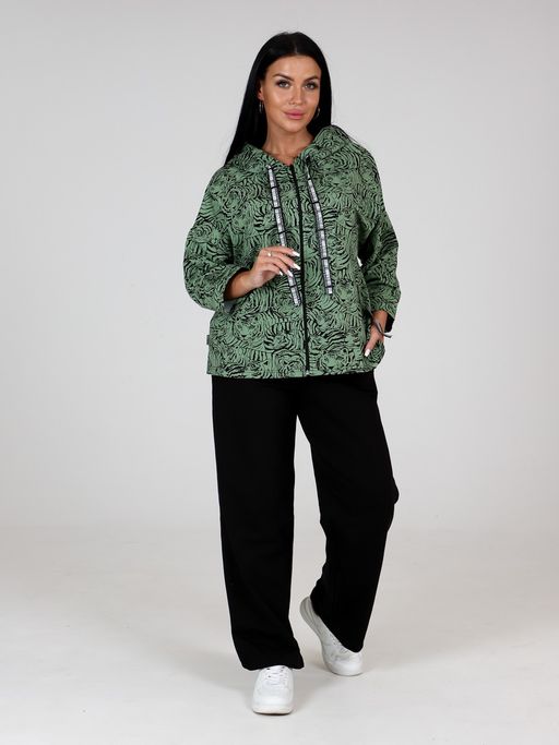 СК-1030ф ЖЕНСКИЙ СПОРТИВНЫЙ КОСТЮМ (Зеленый) - А-дина фото 3