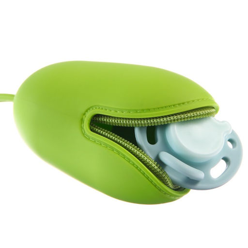 Контейнер для хранения и стерилизации сосок и пустышек, силиконовый, цвет зеленый - Крошка я фото 6
