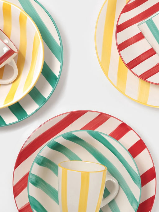 Тарелка Доляна Райе, d=19.5 см, керамика, зелёная  фото 7