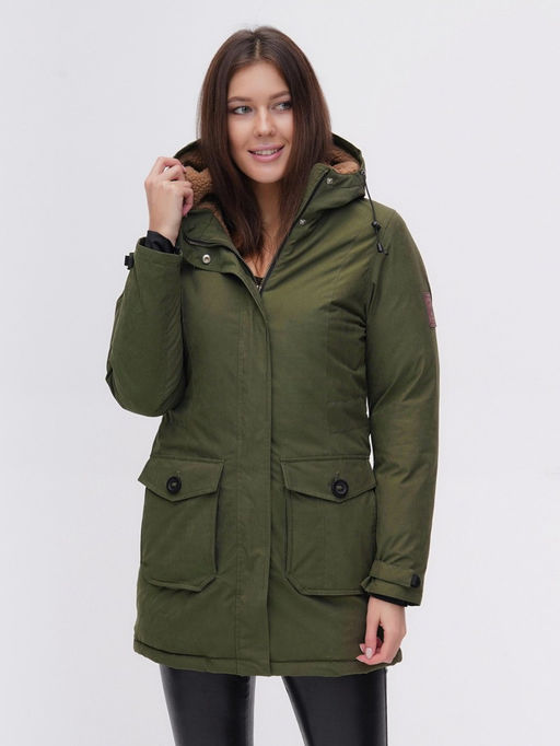 Парка MTFORCE цвета хаки 2074Kh  фото 12