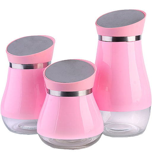 31031 Набор для сыпучих продуктов 3пр стекло/нерж/ст MB (х4) - Mayer&boch фото 2