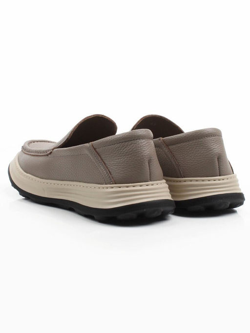 05-2302 GRAY/BEIGE Туфли мужские (натуральная кожа)