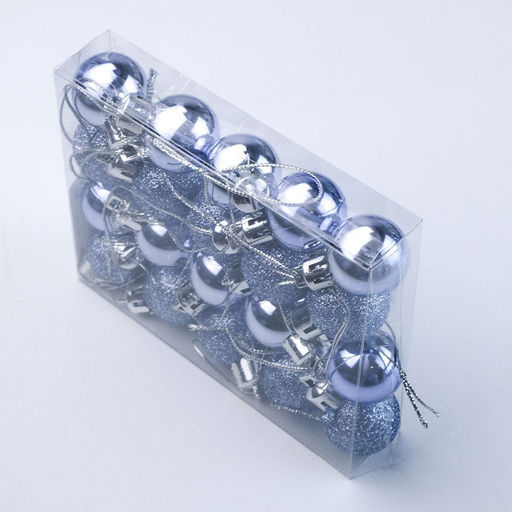 Миниатюрные Шары НГ сиреневый. 2024 - Family фото 3