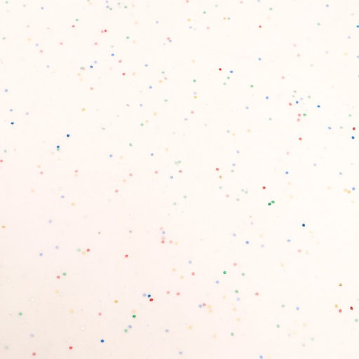 Бумага упаковочная тишью, «Конфетти», белая, 50 см×10 м ± 5%