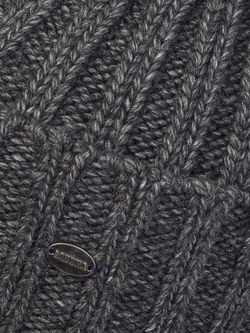 Шапка муж. шерсть+акр LB-A53122 d.grey melange - Labbra фото 3