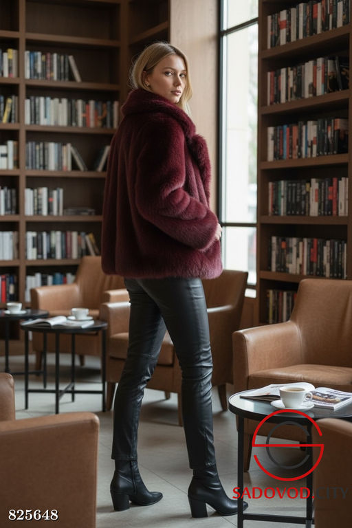 Шуба женская из искусственного меха