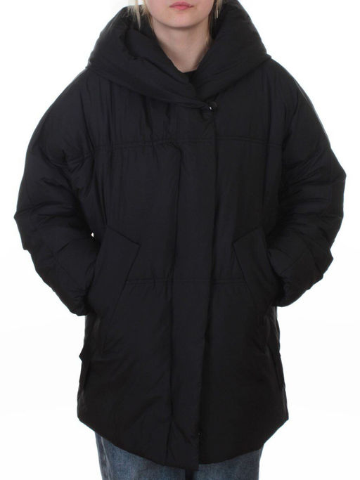 A626 BLACK Куртка зимняя женская (200 гр. био-пух)