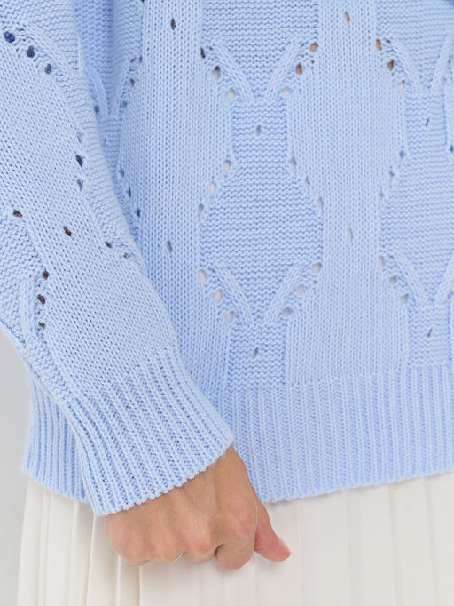 Джемпер женский 9242-94067. 3200331 холодный голубой