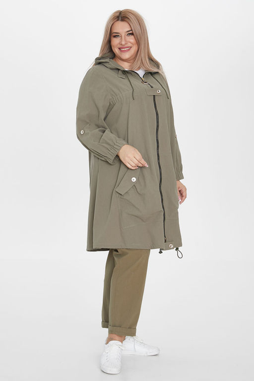 Парка Luxury Moda 1050 зеленый