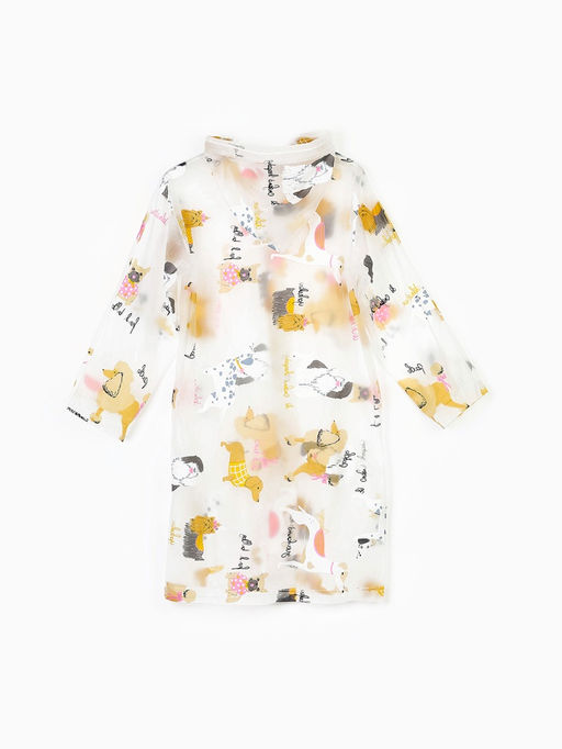 Дождевик детский «Собаки», рост 125-155 см