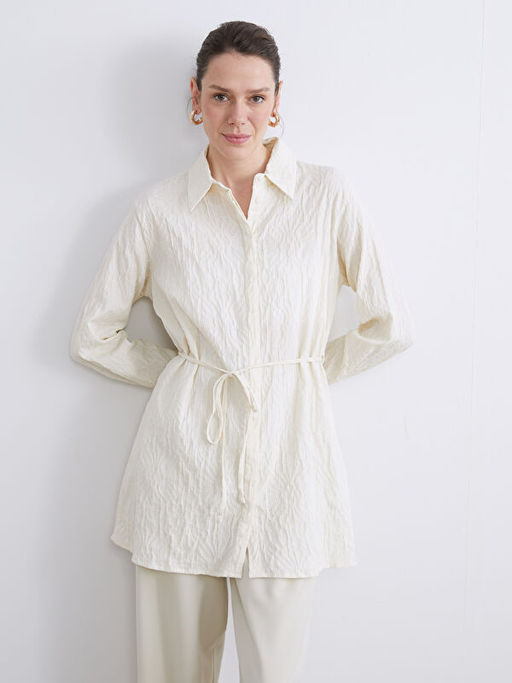 Dokulu Kad?n G?mlek Tunik