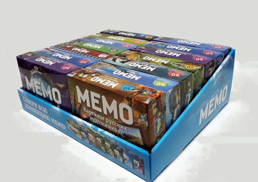 Шоубокс на 14 мемо ( Строго 1 бокс на 1 магазин, при заказе мемо в ассортименте)