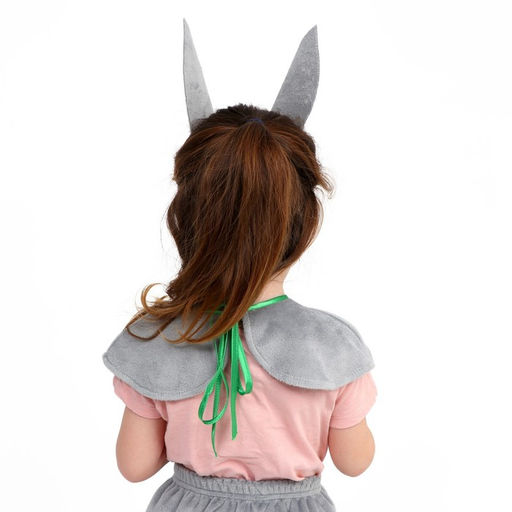 Карнавальный костюм Зая серая, плюш, рост 98-128 см