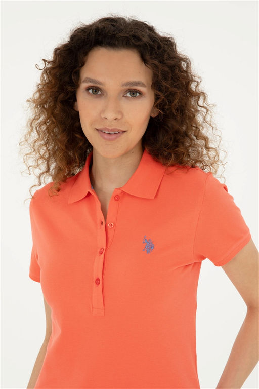U. S. Polo Assn / Женская базовая футболка с цветком граната - U.s. polo assn фото 2