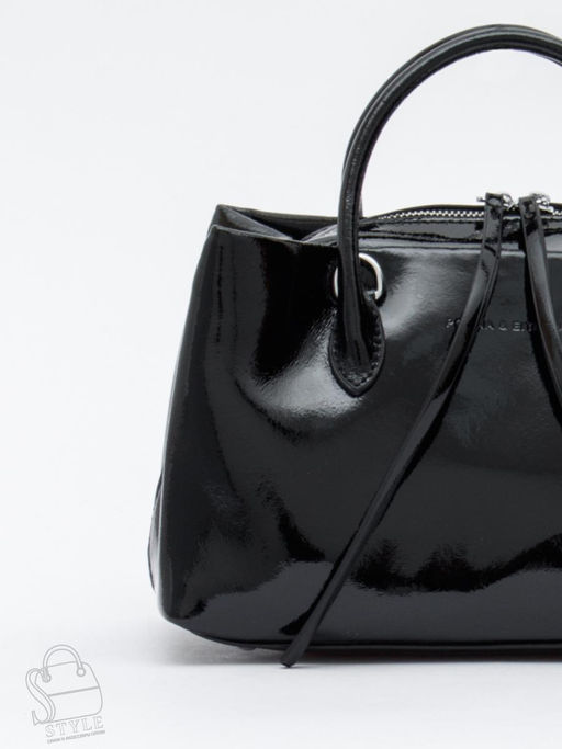 Сумка женская кожаная 5786P black Polina&Eiterou