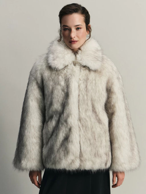 Шуба из искусственного меха / Zarina  фото 6