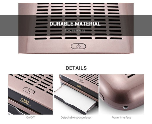 SML Пылесос для маникюра / C1 Deep pink, 68 Вт, темно-розовый