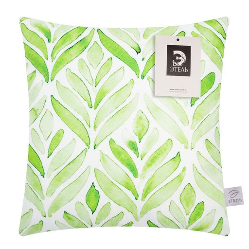 Наволочка декоративная Этель АкварельЦветы 40 х 40 см, велюр  фото 5