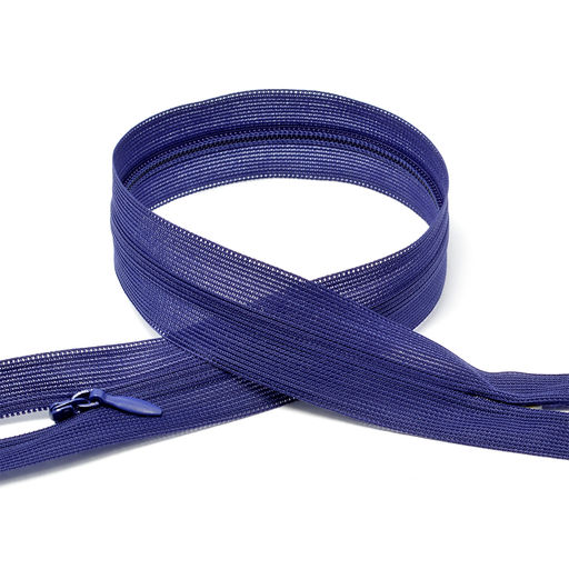 Молния Mzip пласт. потайная №3 50см н/р цв.F195 фиолетовый уп.10шт