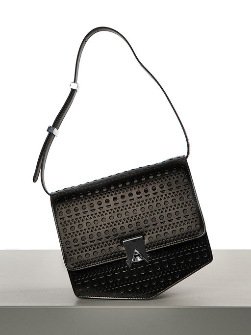 LACCOMA сумка Q8020-1-черный натуральная кожа  фото 3