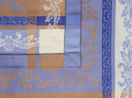 14с27 ЯК Скатерть 84*84 "Волга" цв.синий