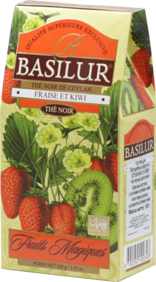 BASILUR. Волшебные фрукты. Клубника и киви 100 гр. карт.пачка  фото 3