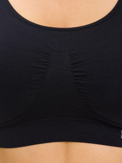 Комплект бюстгальтеров бесшовных, 2 шт. MR004-1SS3 black, beige