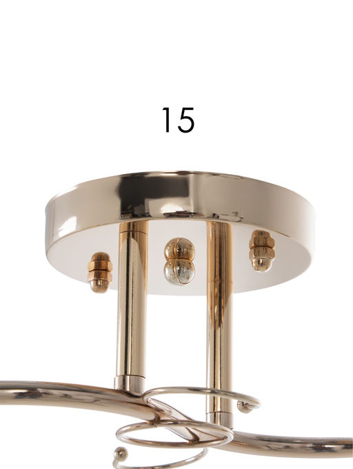 Люстра 13211/2, 2хE27, 40Вт, золото