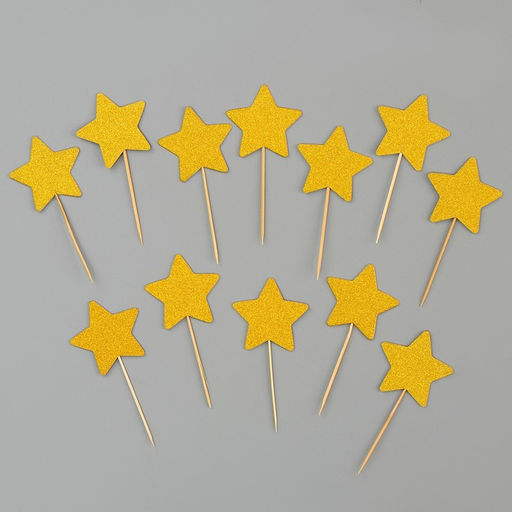 Набор для праздника С днём рождения, золотые звёзды - Страна карнавалия фото 5