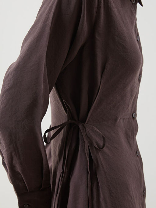 Modal Kar???ml? G?mlek Elbise