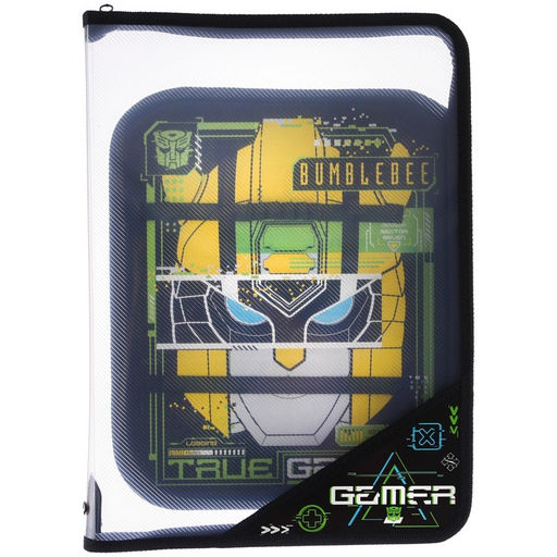 Папка пластиковая А4, на молнии, Трансформеры - Hasbro фото 3