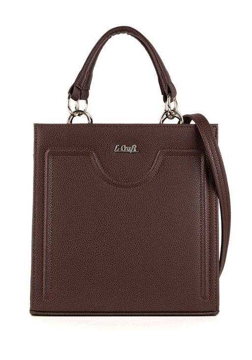 Сумка Модель №1476 | кожзам | гладкий | коричневый | Р900-2 | 30458