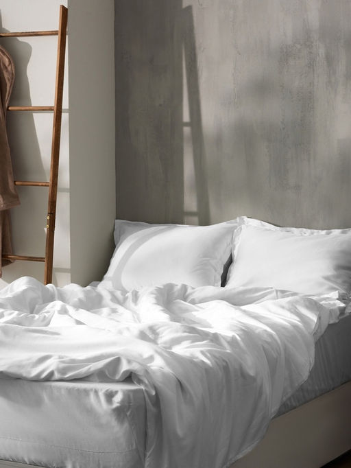 Простыня 2 спальная SL Home Tencel, 235240 см, белая, тенсель - Sima-land home фото 5