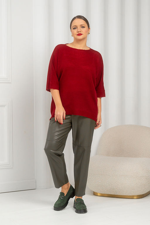 Джемпер Д-207 бордо - Angelika фото 3