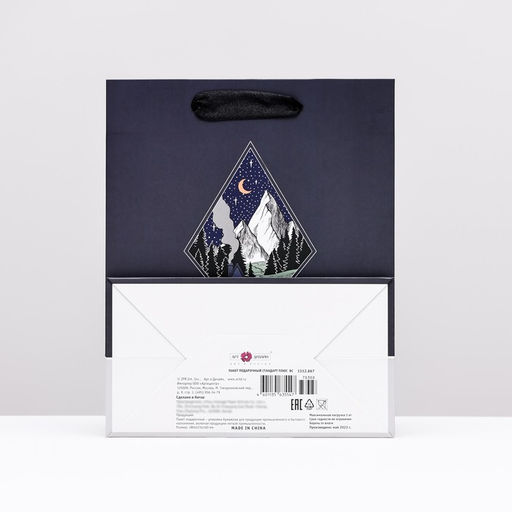 Пакет подарочный Тишина, 18 х 22,3 х 10 см - Simaland фото 2