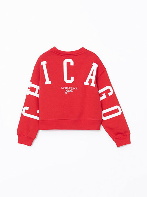 Bisiklet Yaka K?z ?ocuk Sweatshirt - Waikiki фото 3