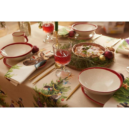 Скатерть новогодняя Этель Noble Christmas, d=220  3 см с ГМВО, 100% хлопок, саржа 190 г/м?