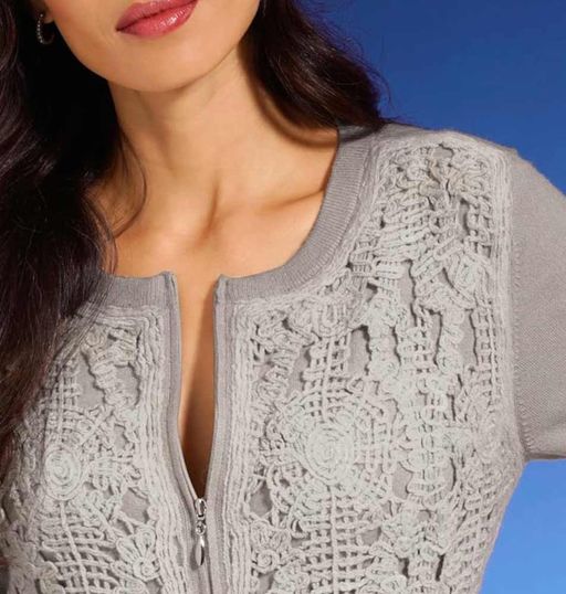 Кардиган, светло-серый - Ashley brooke фото 5