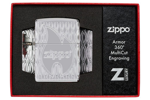 Зажигалка ZIPPO Armor® Пламя | Flame Design 48838  фото 6