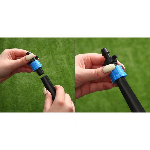 Цена за 5 шт. Переходник для капельной ленты, 16 мм, пластик, Greengo фото 4